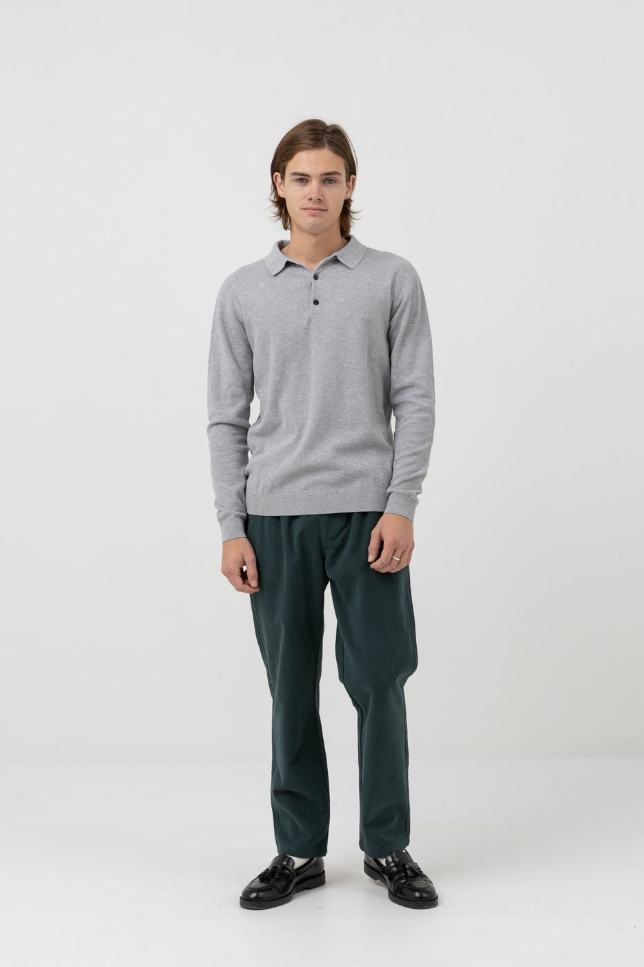 T-Shirt Textured - Heather Grey - Homme
