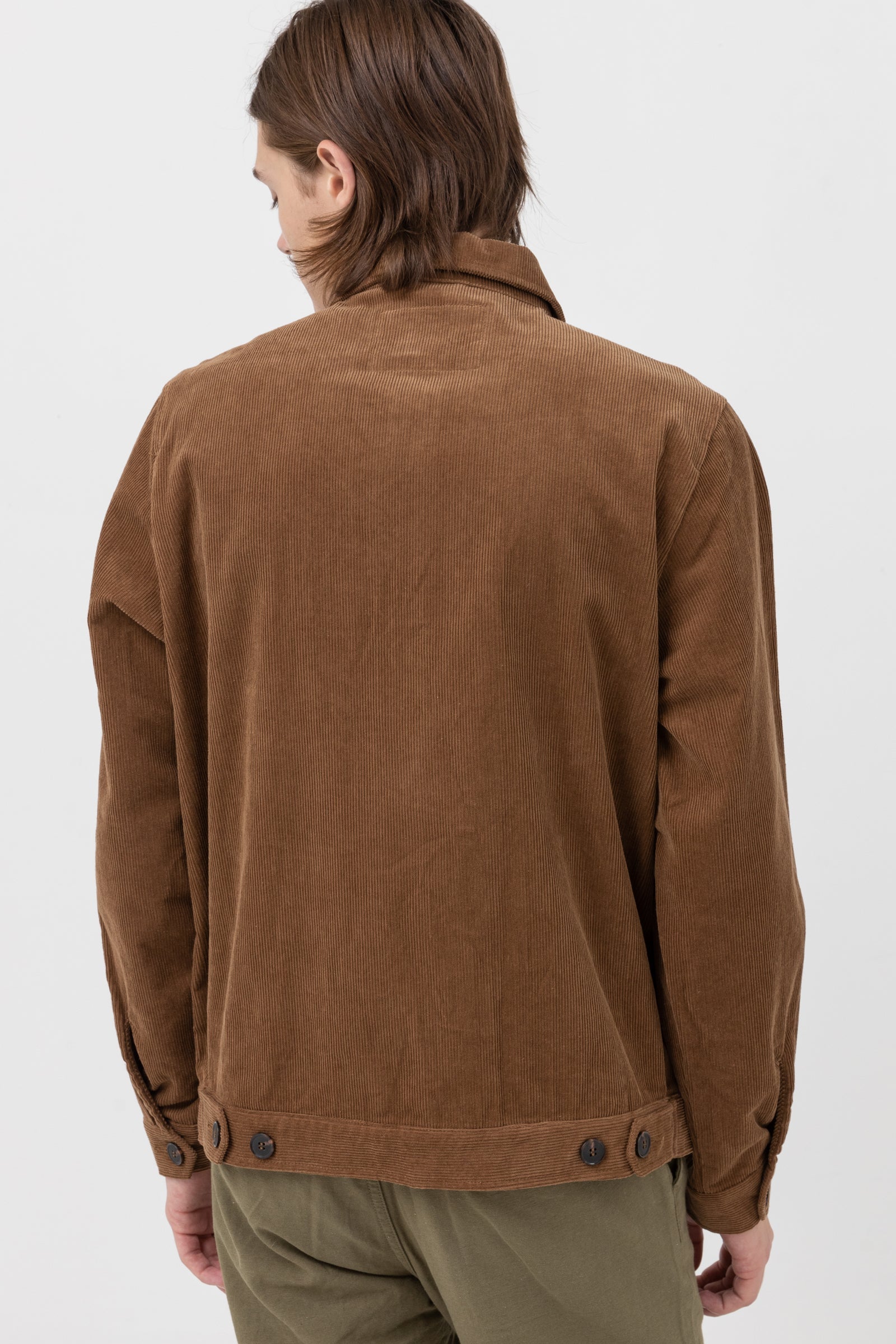 Veste Cord Utility - Brown - Homme