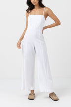 Rhythm - Andres Wide Leg Jumpsuit - White - Women