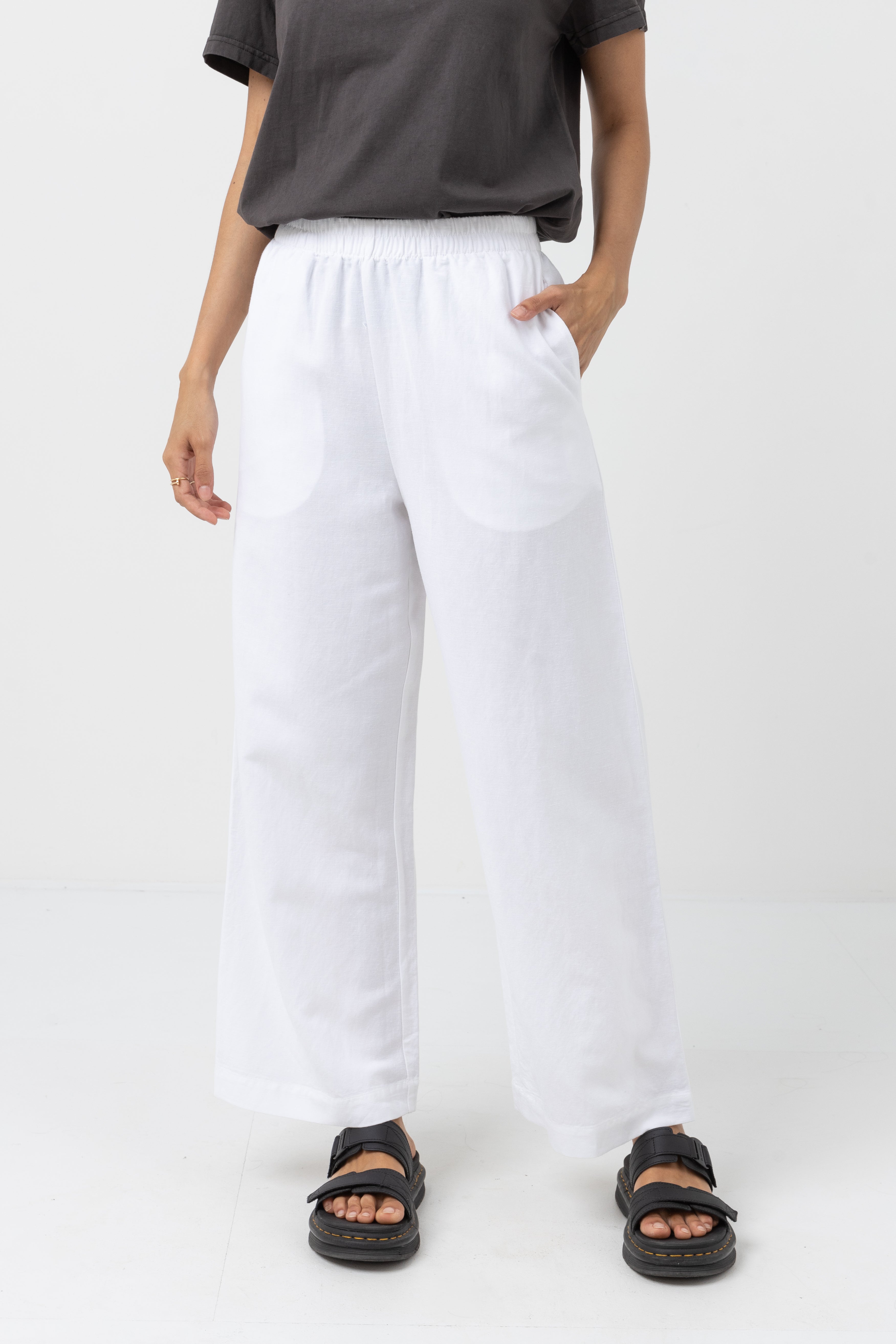 Pantalon Paradise Wide Leg - White - Femme