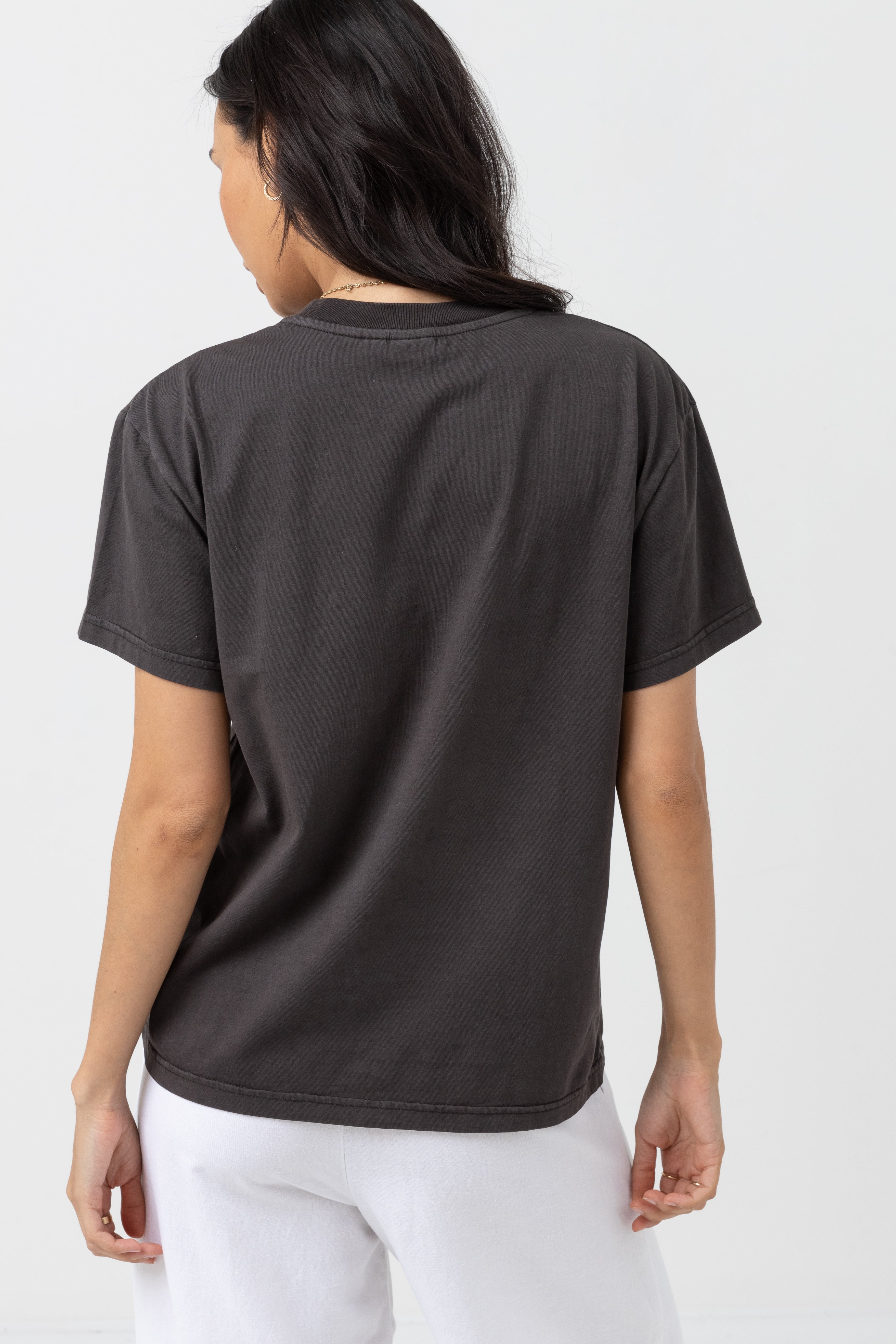 Stacked Band T-Shirt - Vintage Black - Women