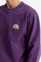 Sweat Heavyweight Fleece Crew - Plum - Homme