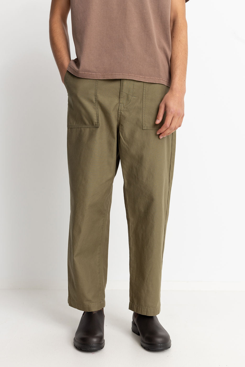 Pantalon Field - Olive - Homme