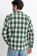 Chemise Plaid Ls Flannel - Green - Homme