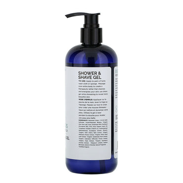 Mill Creek Botanicals Eucalyptus Shower and Shave Gel, Nourish Skin, 14 Oz