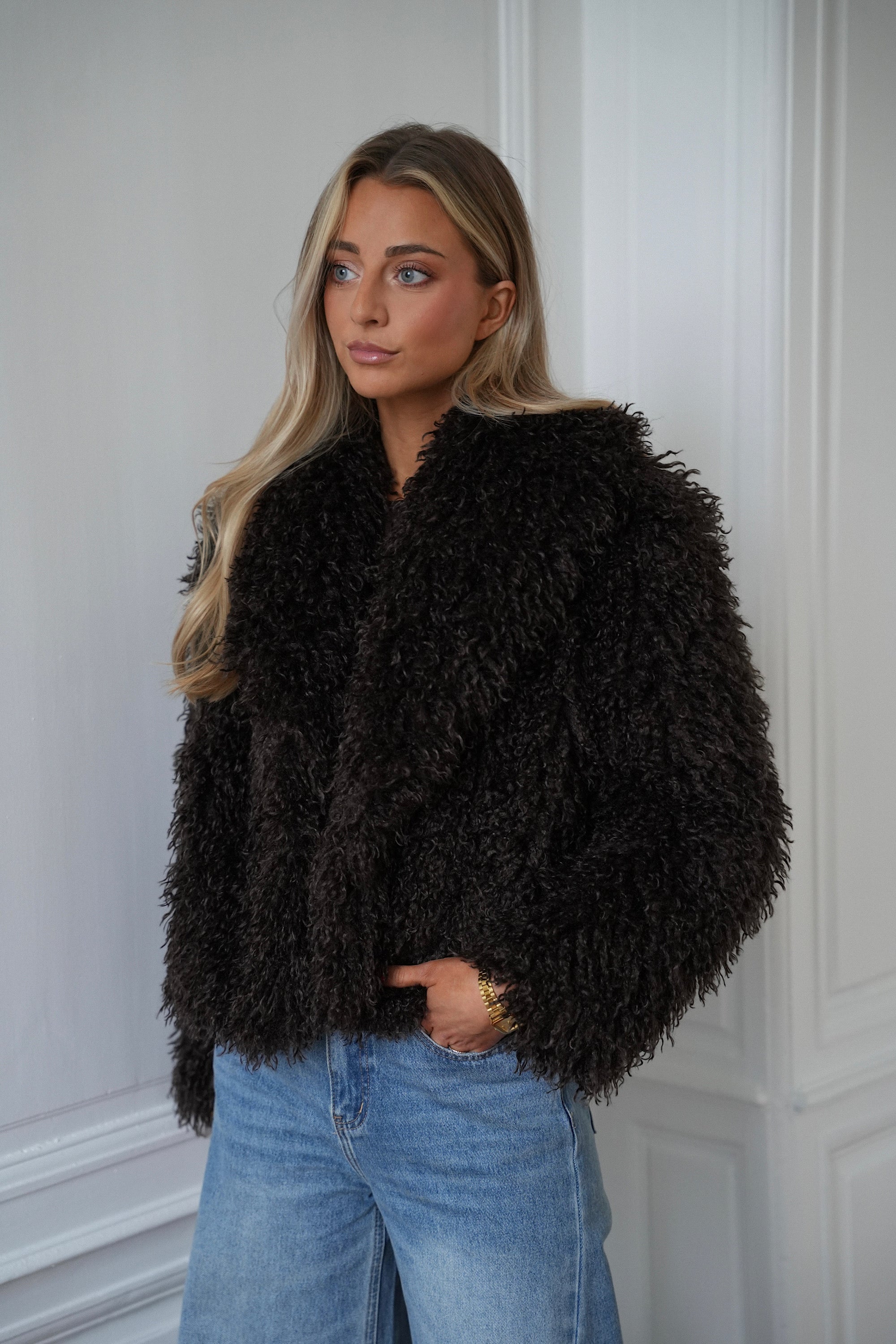 Manteau Fourrure Soanne - Chocolat