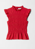 Top Pa Afia Impreso Top Speed - Rojo - Mujer