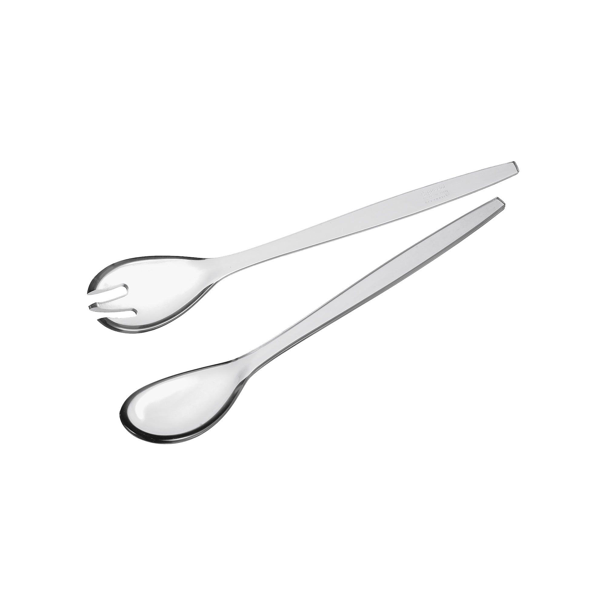 Happy Hour - Cubiertos para Ensalada Transparentes - 28 cm