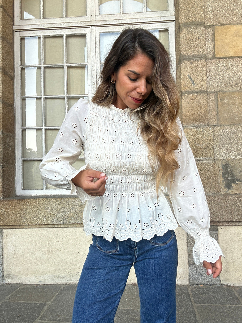 Blouse Charlize Smockée