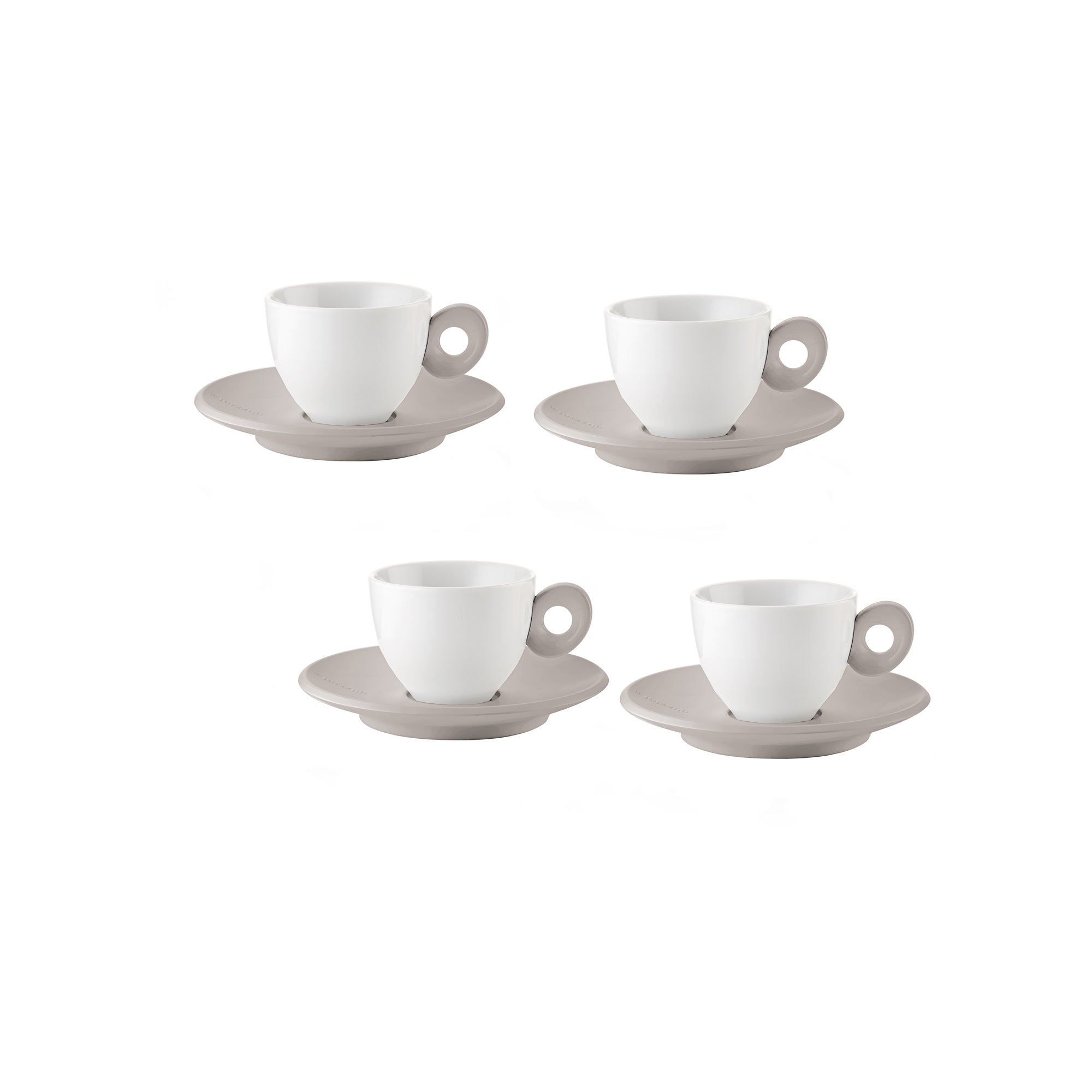 Everyday - Set De 4 Tazas De Café Con Platillos