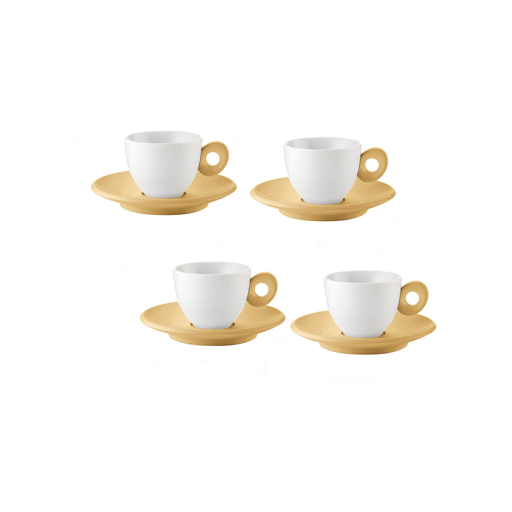 Everyday - Set De 4 Tazas De Café Con Platillos