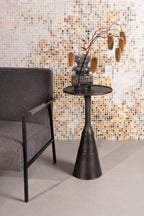 Noah - Table D'Appoint - Aluminium - Noir Antique