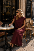Numa Dress - Burgundy