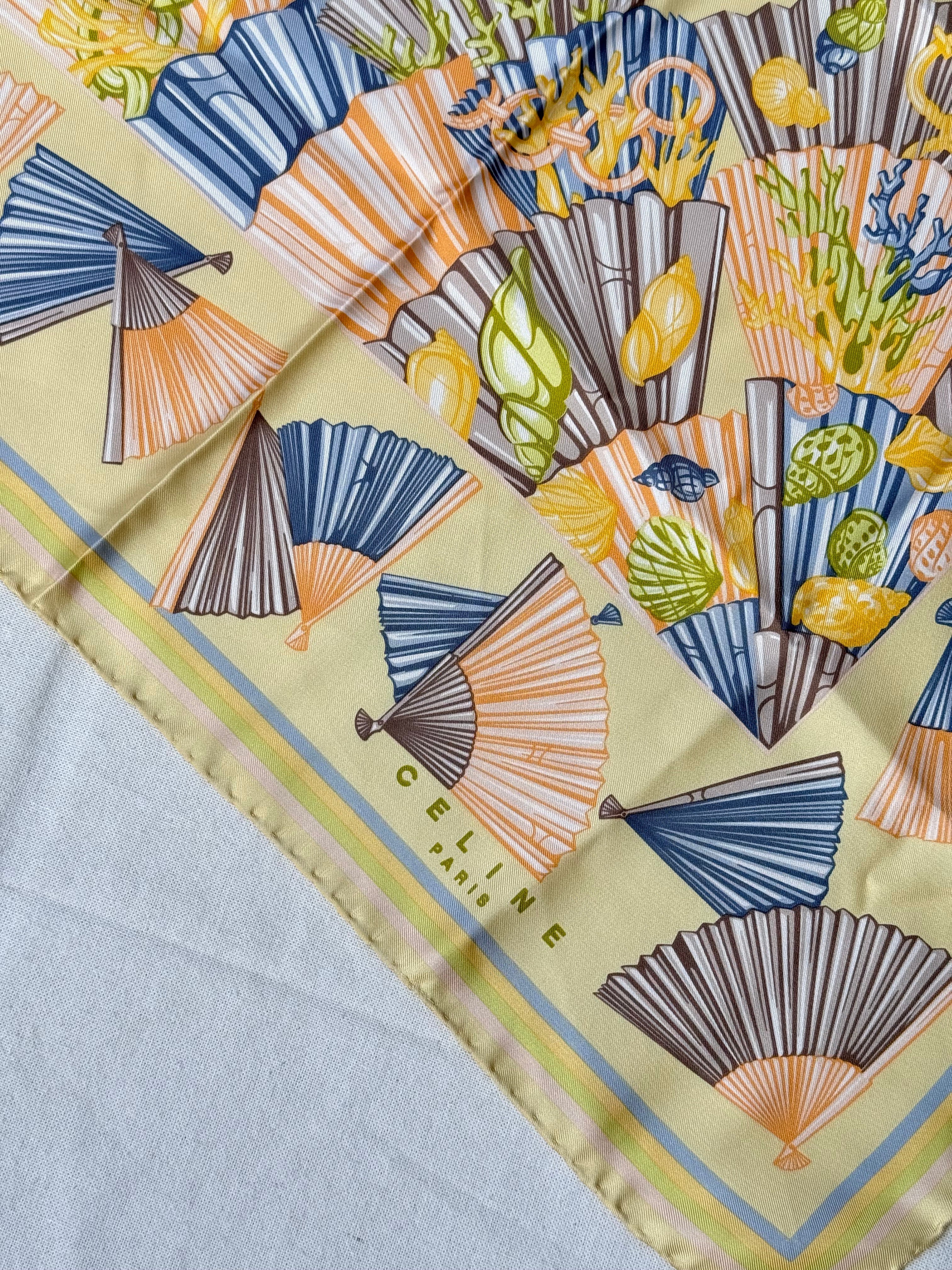 Foulard Céline – Motif Éventails