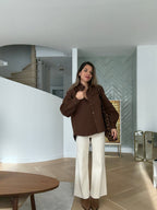 Céleste chocolate denim jacket