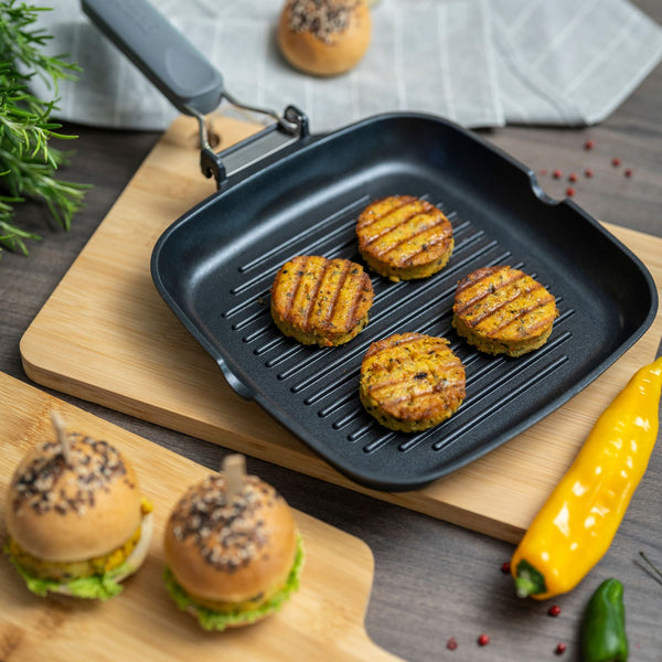 Sartén Grill Con Mango Abatible "Cook&Special"