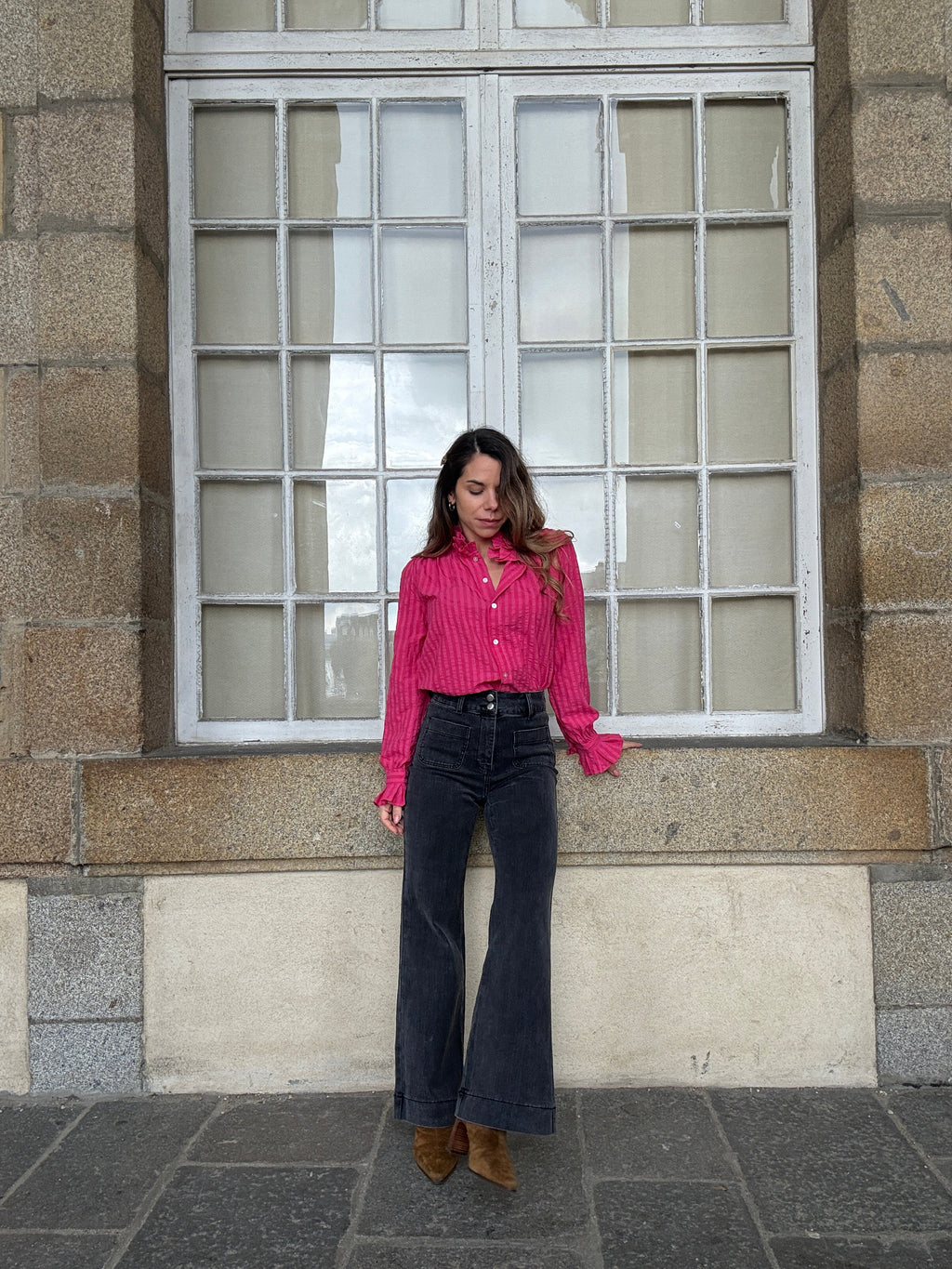 Jean Elenette gris anthracite