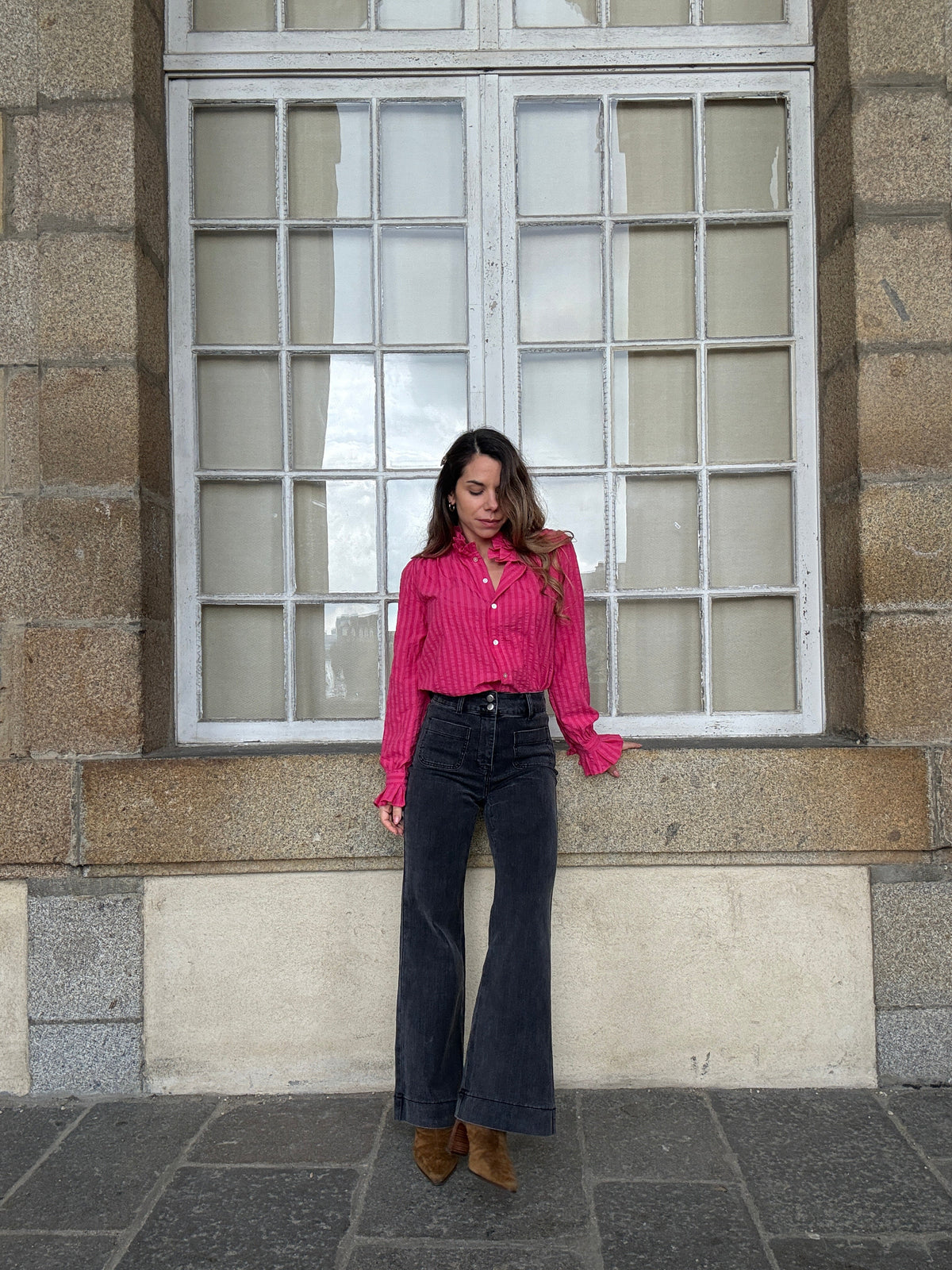 Jean Elenette gris anthracite