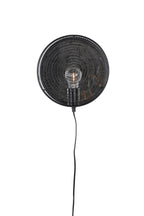 Lea - Aplique de Pared - Metal - Negro