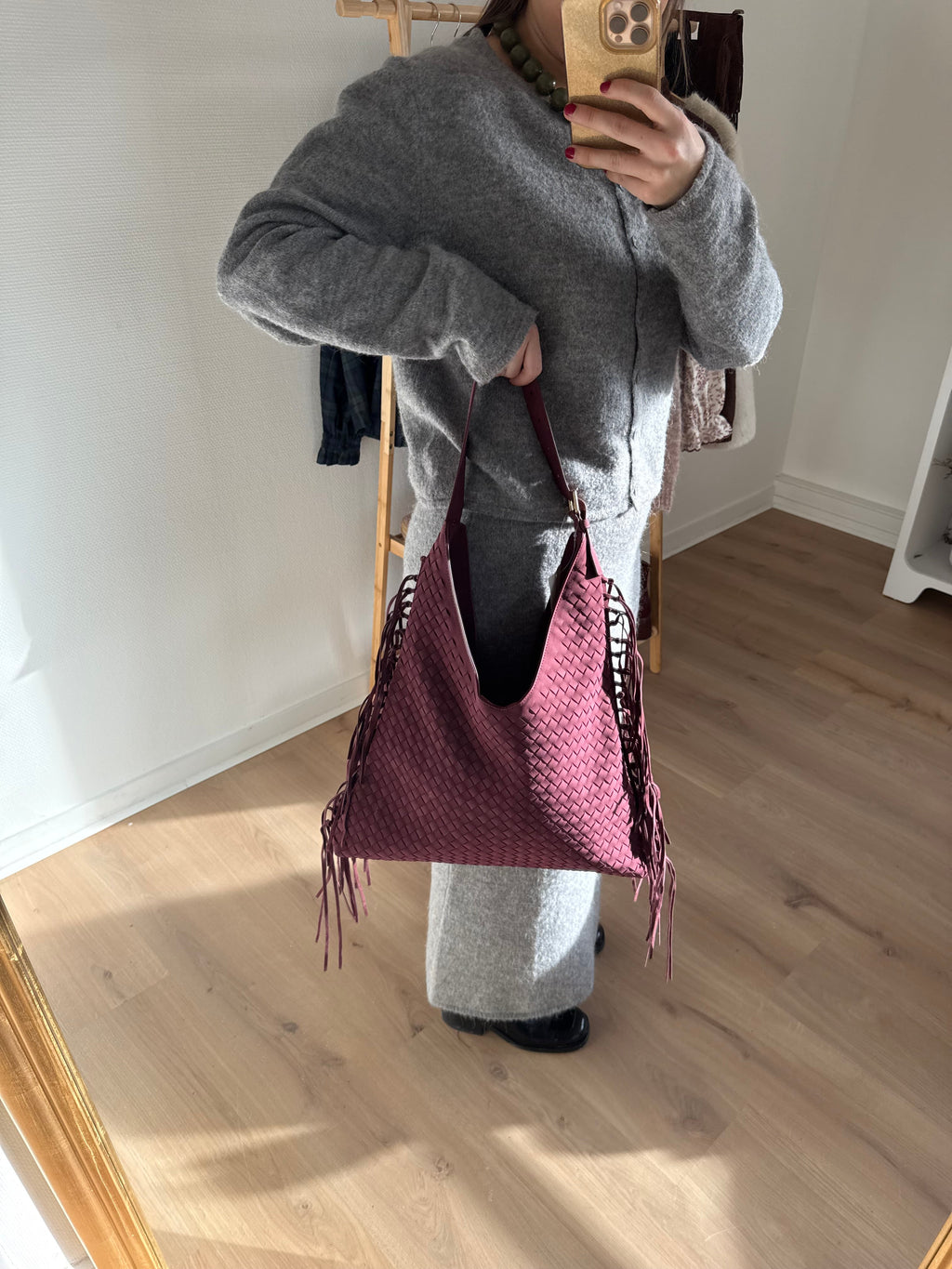 Grand Sac À Main Julia Bordeaux