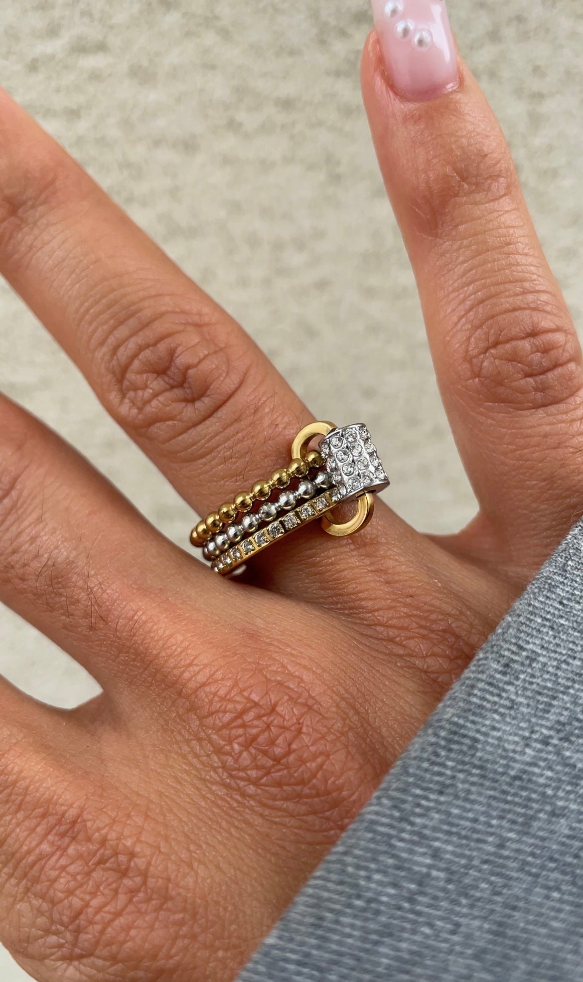 Bague Trombone Couture