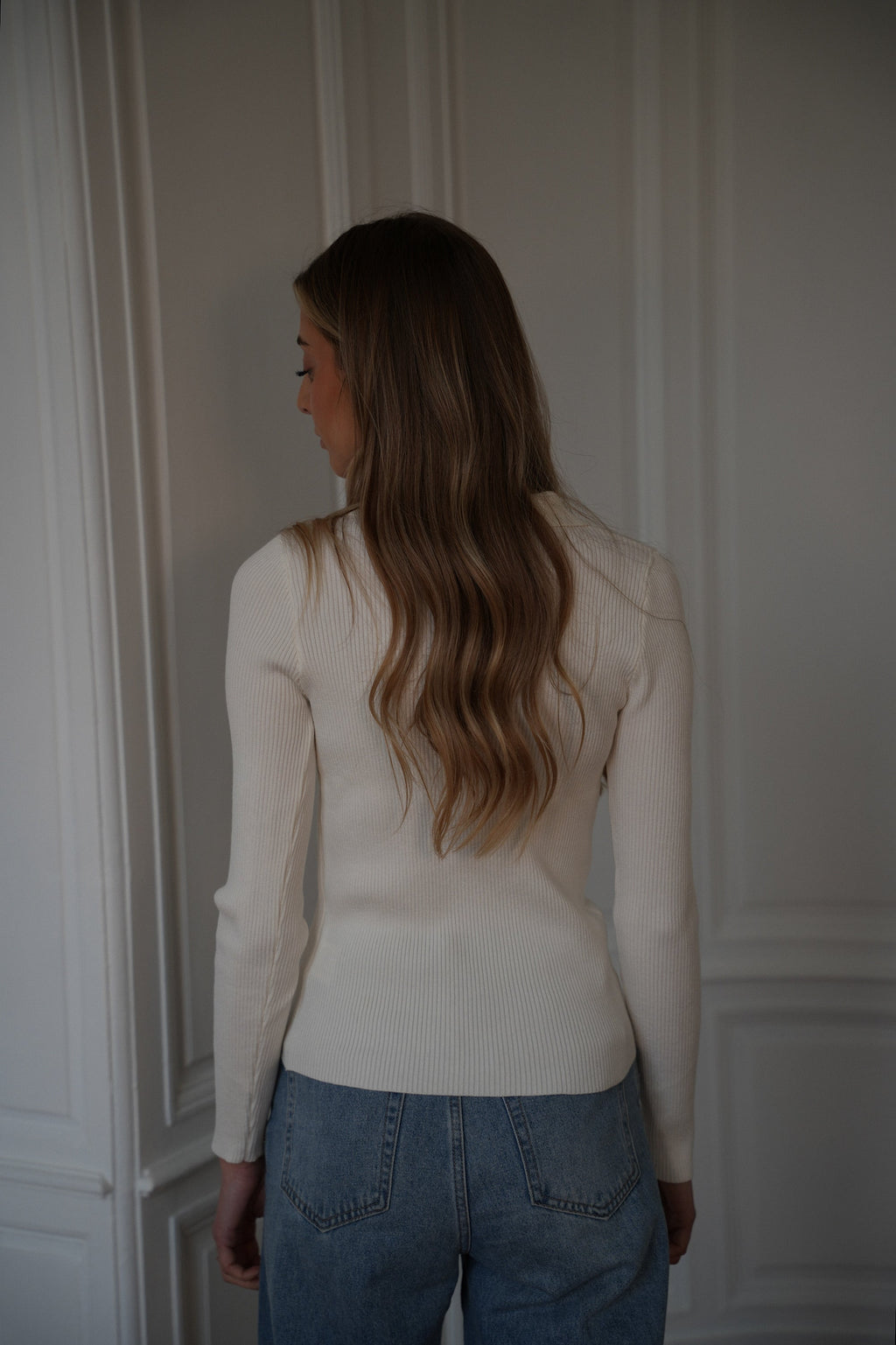 Jersey fino Marissa - Blanco
