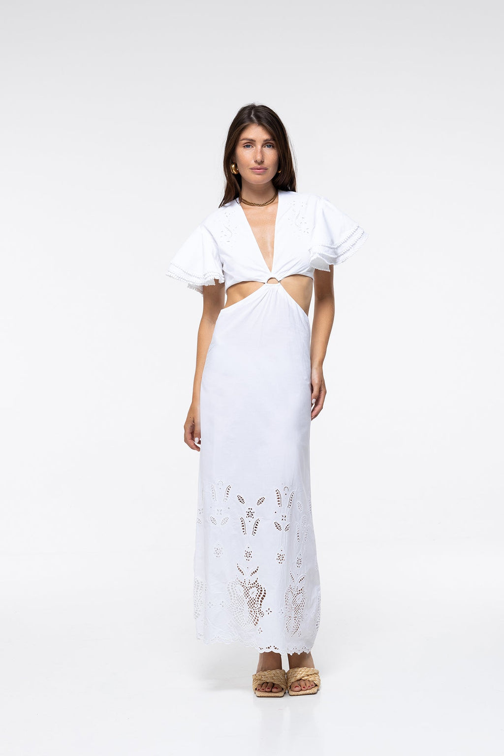 Robe Margaux - Broderies Blanches