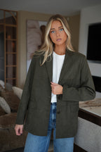 Veste Suédée Marylin - Kaki