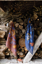 Pañuelo Georges Estampado Marino