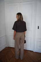 Pantalon Droit Achille - Taupe