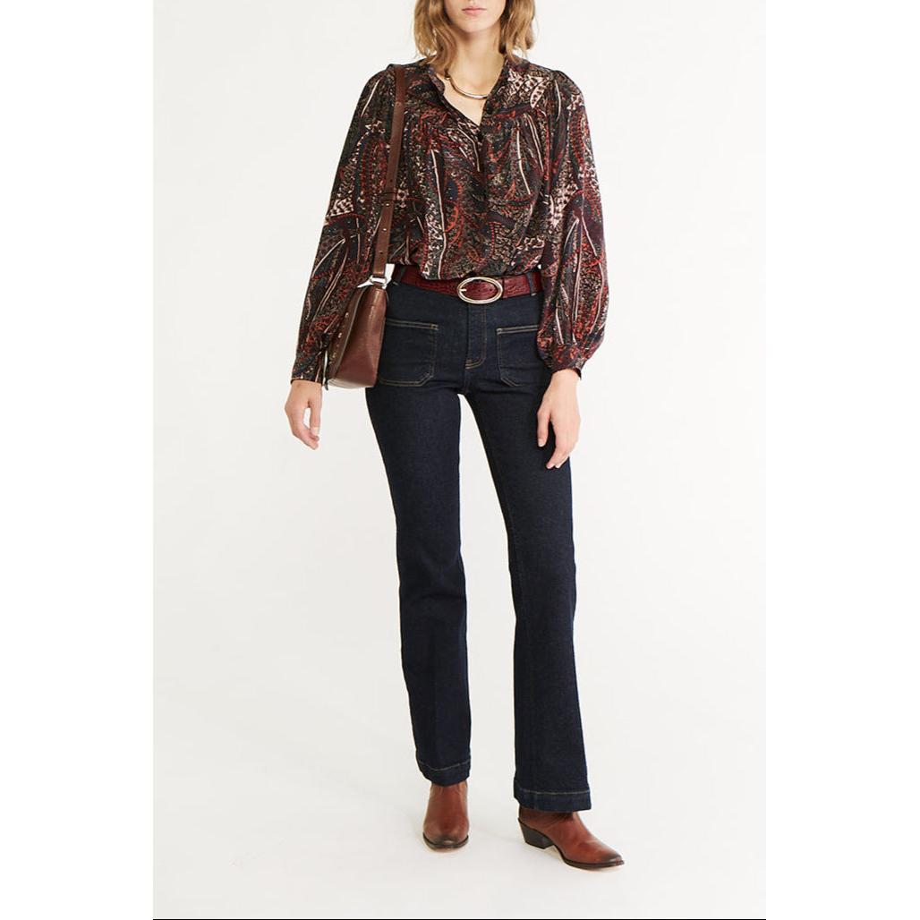 Pamina Blouse - Navy