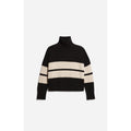 Malo Jumper - Black & Ecru