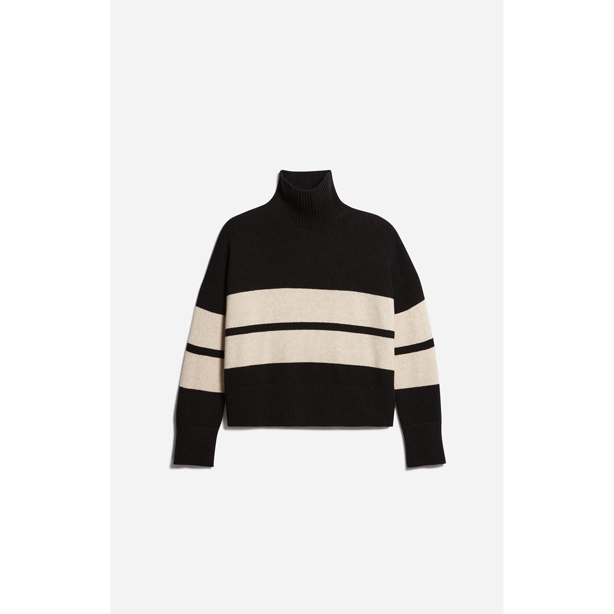 Malo Jumper - Black & Ecru