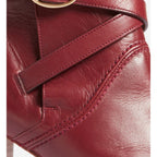 Bottines En Cuir - Acajou