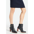 Botines De Cuero - Negro