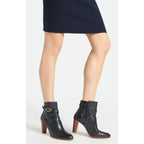 Botines De Cuero - Negro