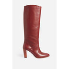 Leather Boots - Mahogany