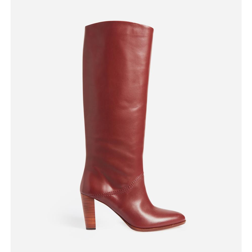 Botas De Cuero - Acajou