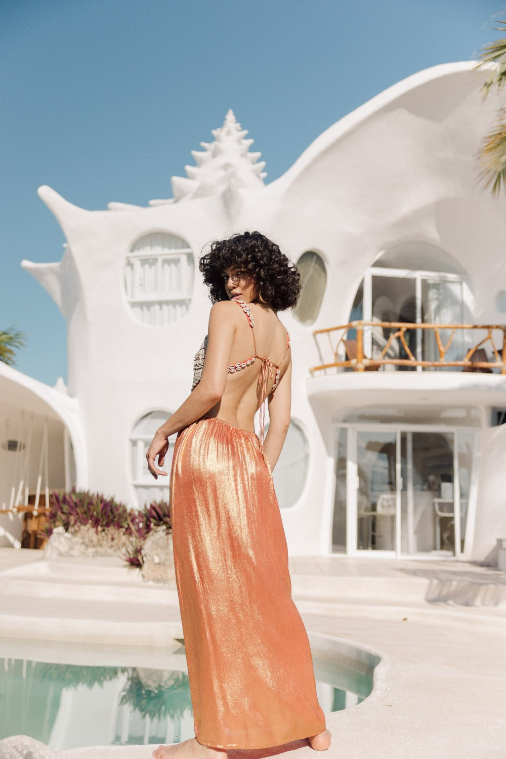 Sea Long Dress