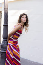 Falda de Rayas Multi Marisol