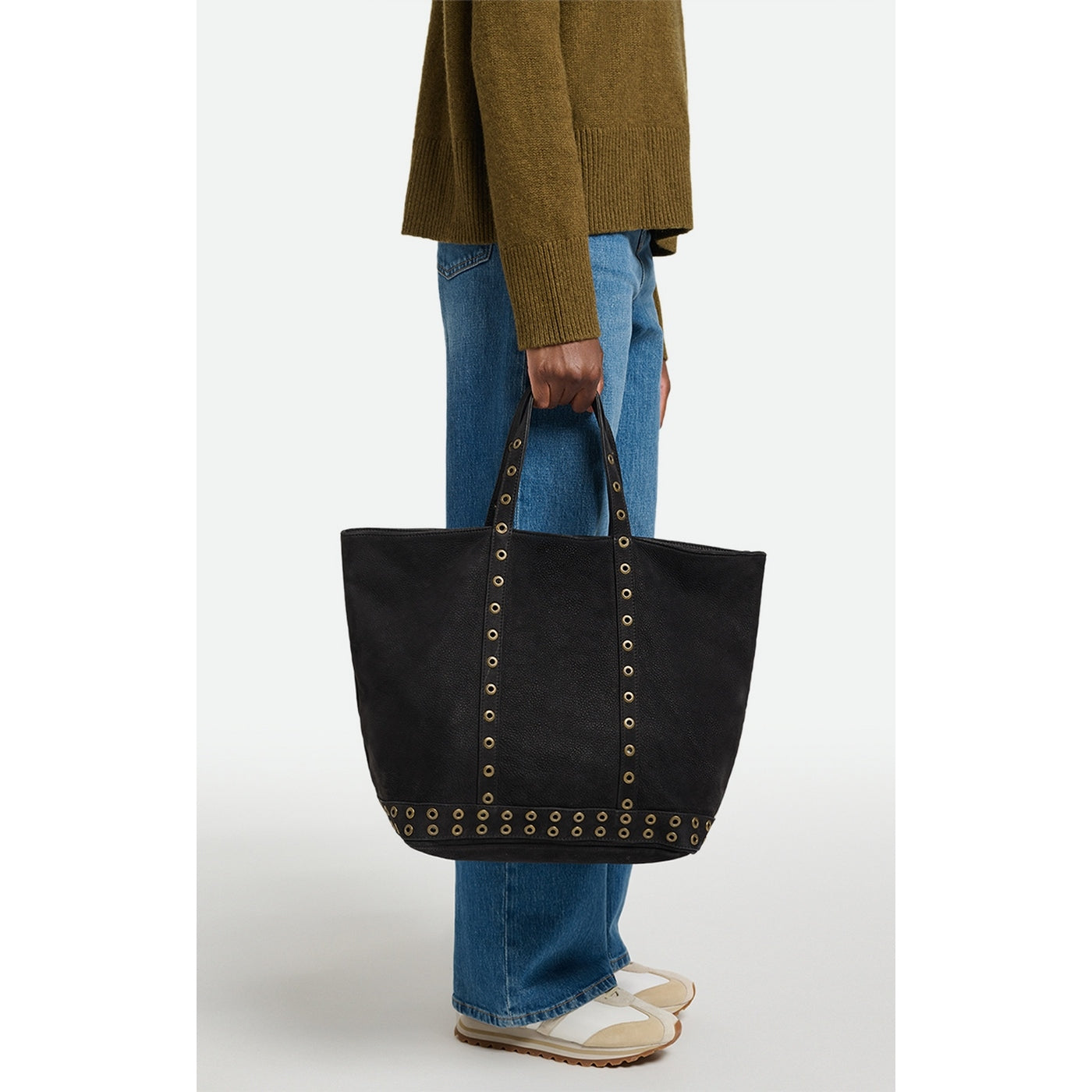 Cabas L En Nubuck - Noir