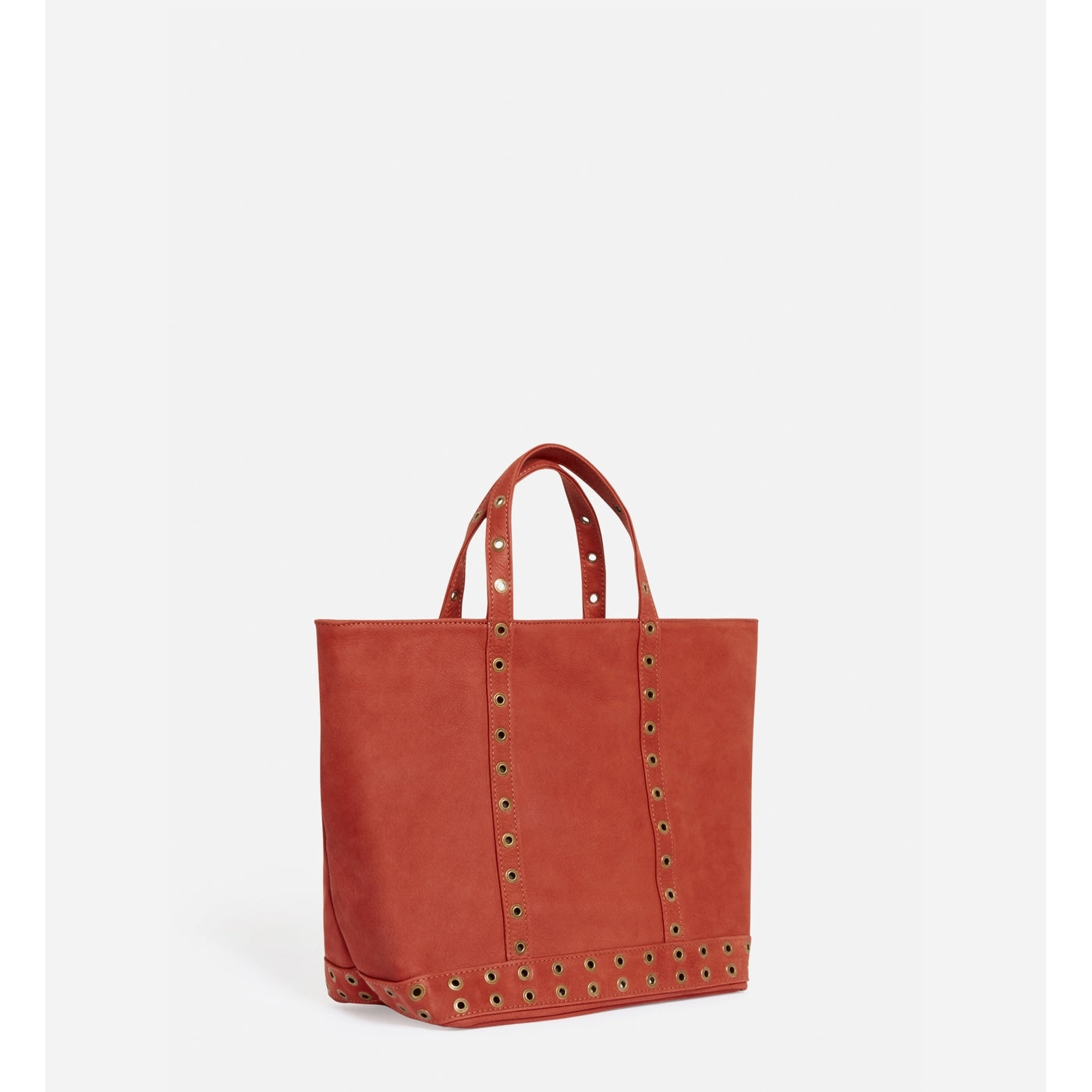 Cabas M En Nubuck - Rouille