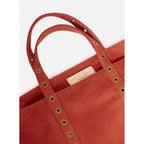 Cabas M En Nubuck - Rouille