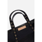 Cabas M En Cuir Craquelé - Noir