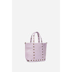 Cabas S In Crackled Leather - Parme