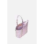 Cabas S In Crackled Leather - Parme