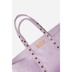 Cabas S In Crackled Leather - Parme