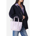 Cabas S In Crackled Leather - Parme