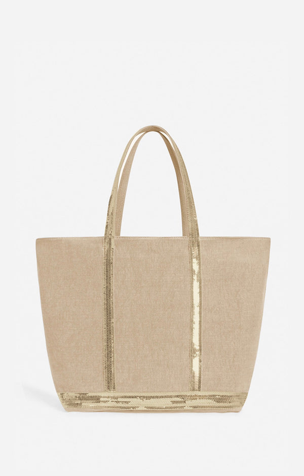 Vanessa Bruno - Large Zipped Linen Tote - Twine