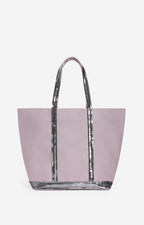 Large Canvas Shoulder Tote Bag - Blueberry